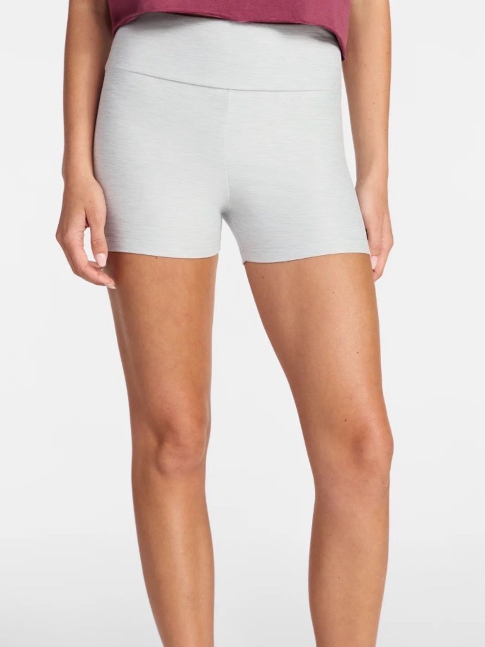 Faux sueded shorty shorts